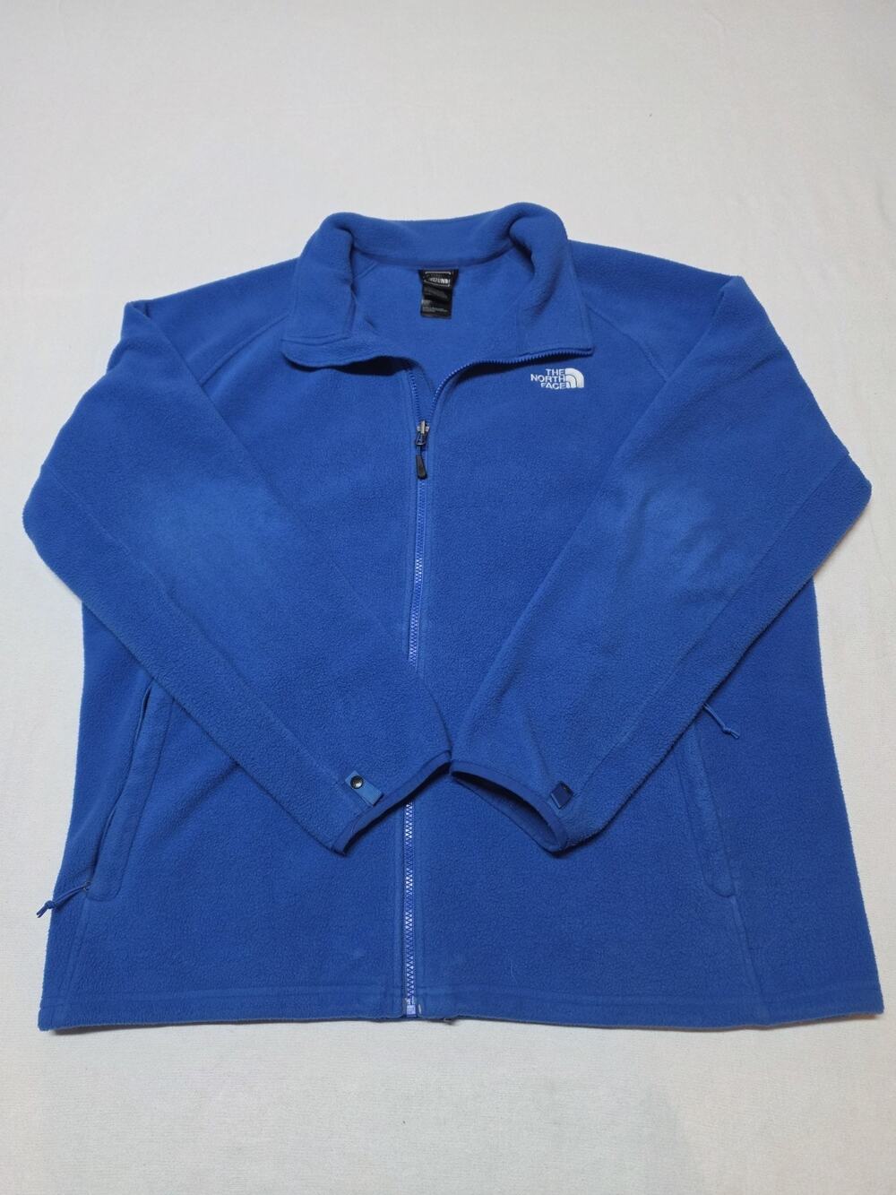 the north face jacket men Size Xxl Blue Fleece Jacket Blue